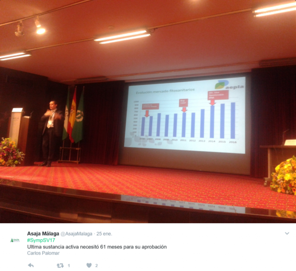 tweet de asaja malaga